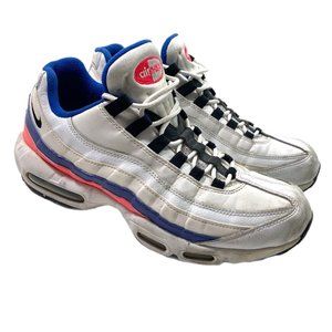 Nike Air Max 95 Ultramarine Sneakers Size 10 749766-106 Solar Red White Blue